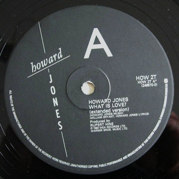 Howard Jones : What Is Love? (Extended Version) (12", Single)