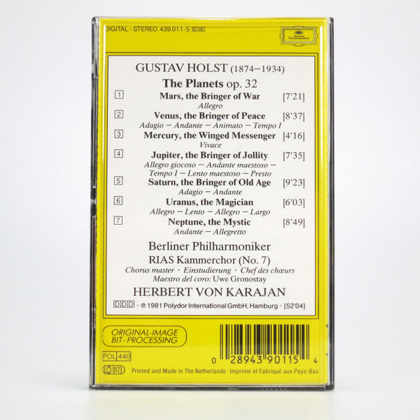 Gustav Holst, Berliner Philharmoniker, Herbert von Karajan : The Planets (DCC, Album, RE)