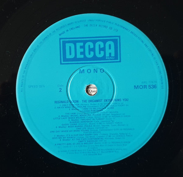 Various : The Organist Entertains You (LP, Comp, Mono)