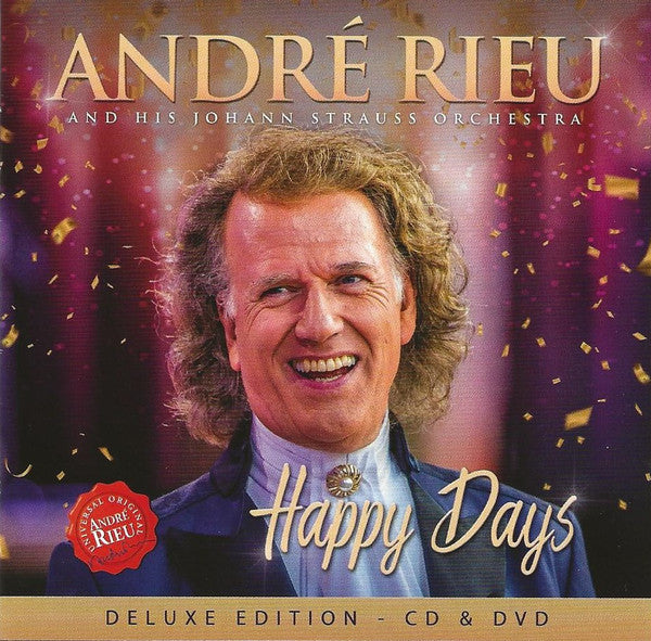 André Rieu And His Johann Strauß Orchestra : Happy Days (CD, Album + DVD-V, NTSC + Dlx)