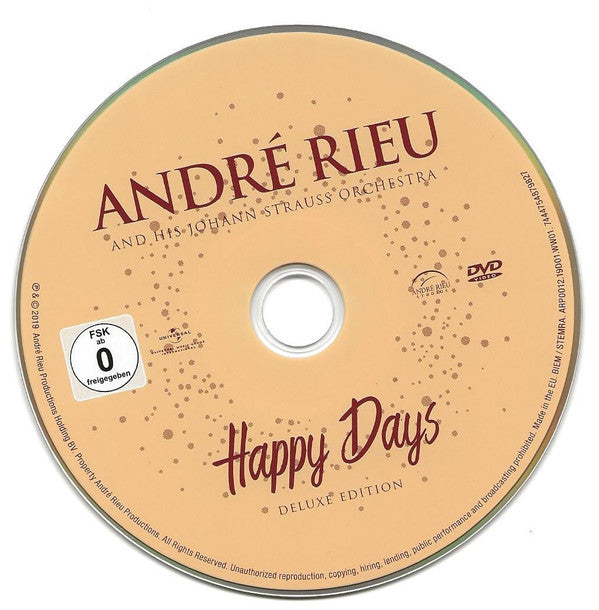 André Rieu And His Johann Strauß Orchestra : Happy Days (CD, Album + DVD-V, NTSC + Dlx)