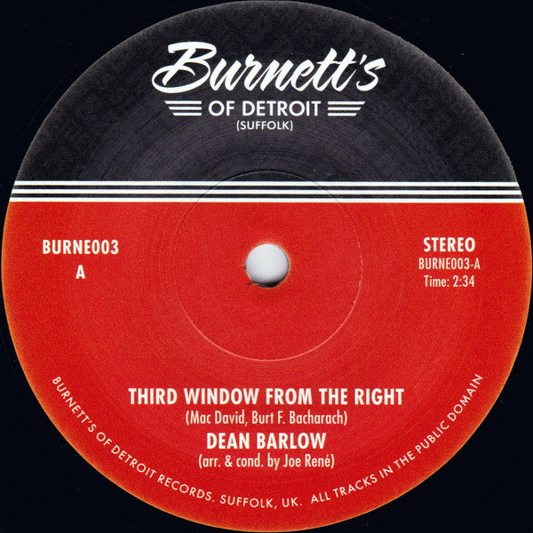 Dean Barlow / Vernon Harrell : Third Window From The Right / Slick Chick (7", Single)
