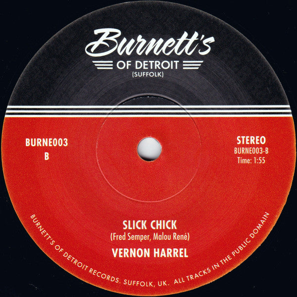 Dean Barlow / Vernon Harrell : Third Window From The Right / Slick Chick (7", Single)