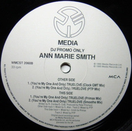 Ann-Marie Smith : (You're My One And Only) Truelove (12", Promo)