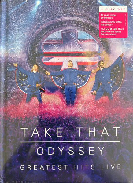 Take That : Odyssey - Greatest Hits Live (Box + DVD-V, Multichannel, NTSC + CD, Album)