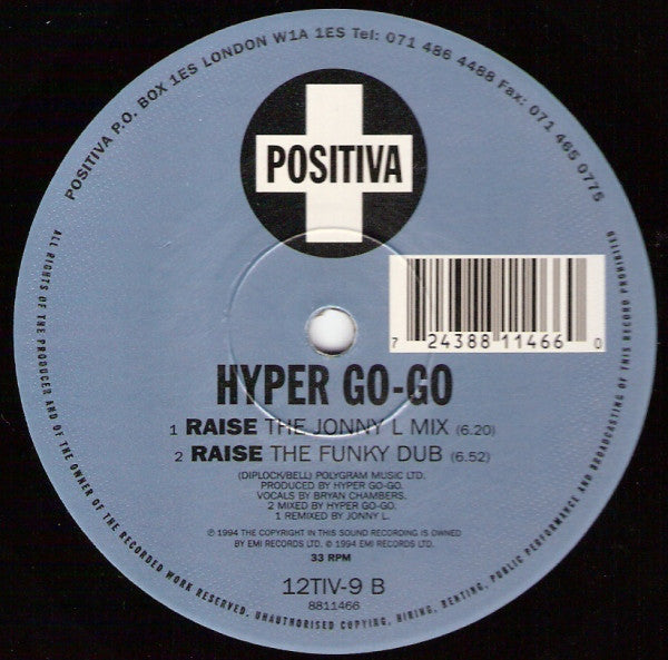 Hyper Go Go : Raise (12")