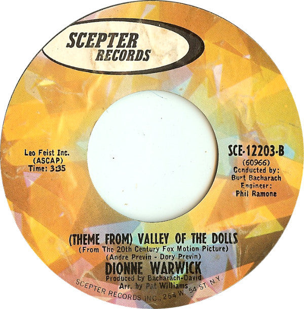 Dionne Warwick : I Say A Little Prayer (7", Single, Styrene, Pit)