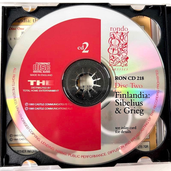 Jean Sibelius : Finlandia: The Music of Sibelius & Grieg (2xCD)