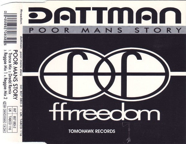 Dattman : Poor Mans Story (CD, Single)