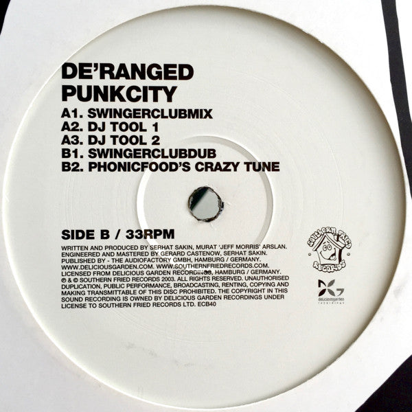 De'ranged : PunkCity (12")