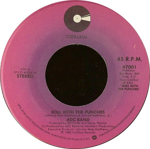 ADC Band : Roll With The Punches / Funk On Fire (7")