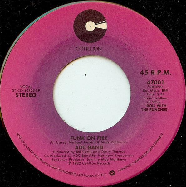 ADC Band : Roll With The Punches / Funk On Fire (7")