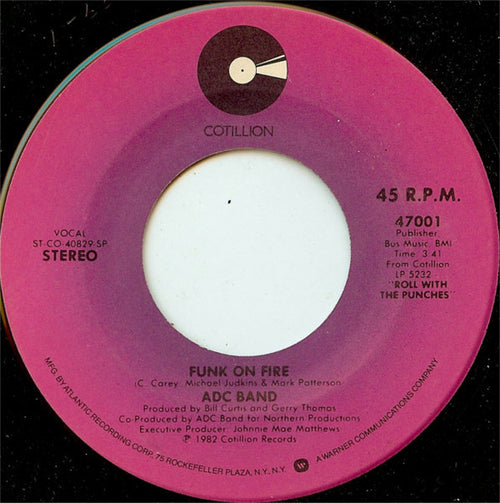 ADC Band : Roll With The Punches / Funk On Fire (7")