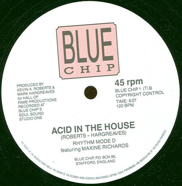 Rhythm Mode D* Featuring Maxine Richards : Love Is In The House (12")