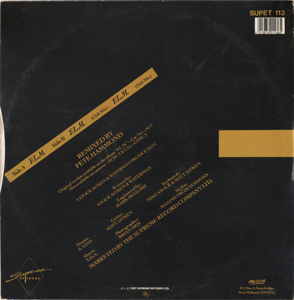 Mel & Kim : F.L.M. (12", Single)
