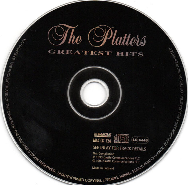 The Platters : Greatest Hits (CD, Comp, RP)