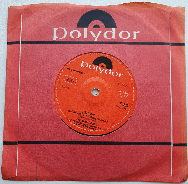 Renaissance (8) : Mary Jane (Get Off The Devil's Merry-Go-Round) (7", Single, Mono)