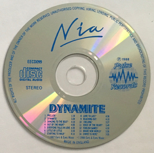 Nia (15) : Dynamite (CD, Album)