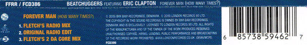 Beatchuggers Featuring Eric Clapton : Forever Man (How Many Times?) (CD, Single)