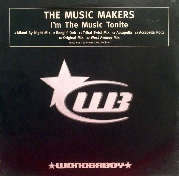 The Music Makers : I'm The Music Tonite (2x12", Promo)