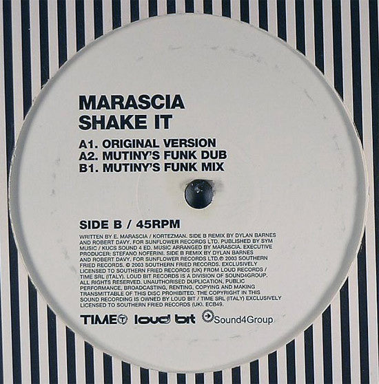 Marascia : Shake It (12")