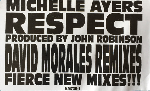 Michelle Ayers : Respect (David Morales Remixes) (12")