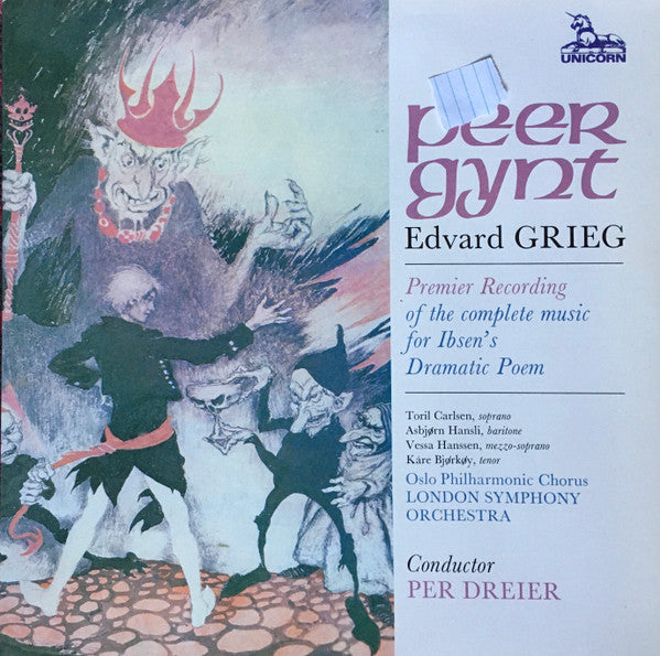 Edvard Grieg, London Symphony Orchestra, Per Dreier : Peer Gynt (2xLP, Album, Dut)