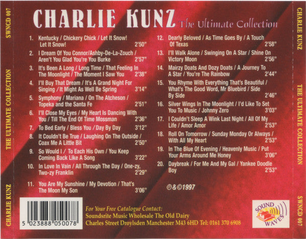 Charlie Kunz : The Ultimate Collection (CD, Comp)
