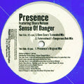 Presence Featuring Shara Nelson : Sense Of Danger (12", Promo)
