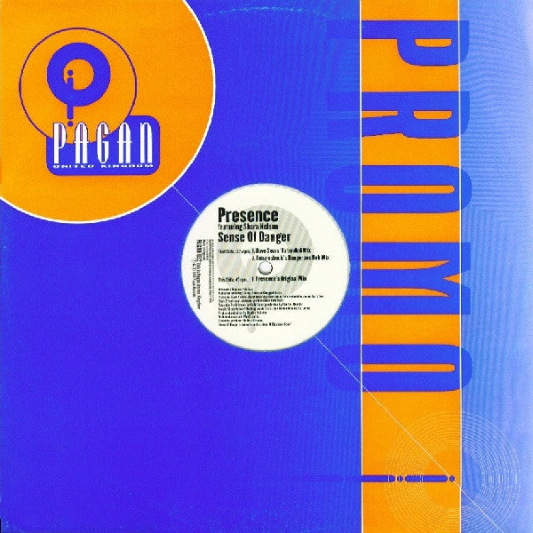Presence Featuring Shara Nelson : Sense Of Danger (12", Promo)