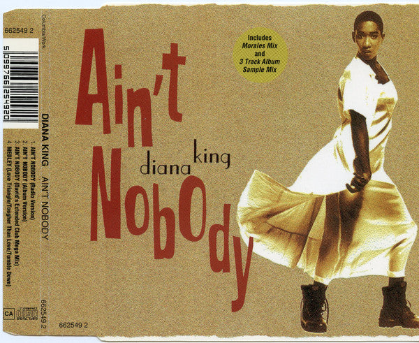 Diana King : Ain't Nobody (CD, Single)