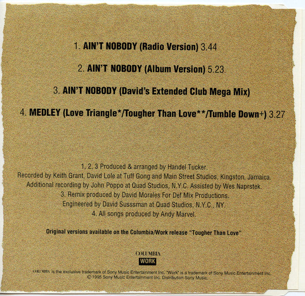 Diana King : Ain't Nobody (CD, Single)