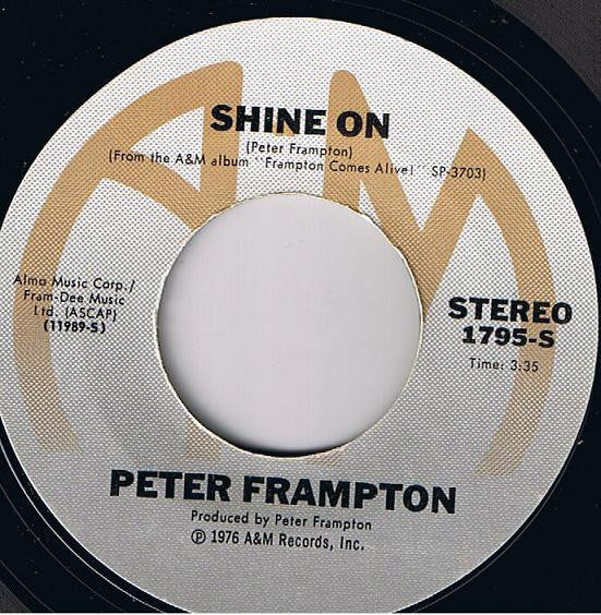 Peter Frampton : Show Me The Way (7", Single)