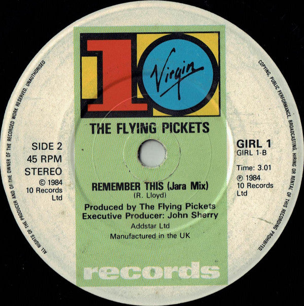 The Flying Pickets : Who's That Girl (7", Single)