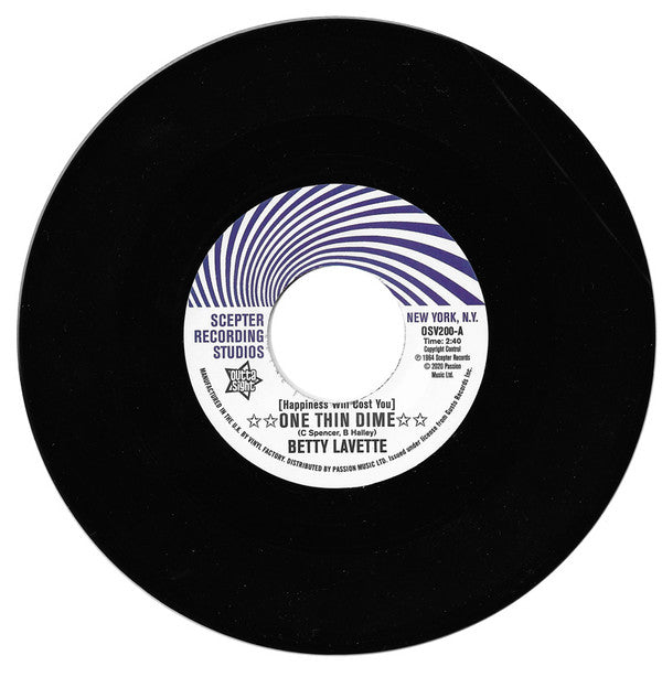 Bettye Lavette / Nella Dodds : One Thin Dime / First Date (7")