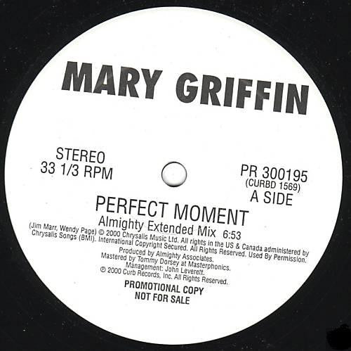 Mary Griffin : Perfect Moment (12", Promo)