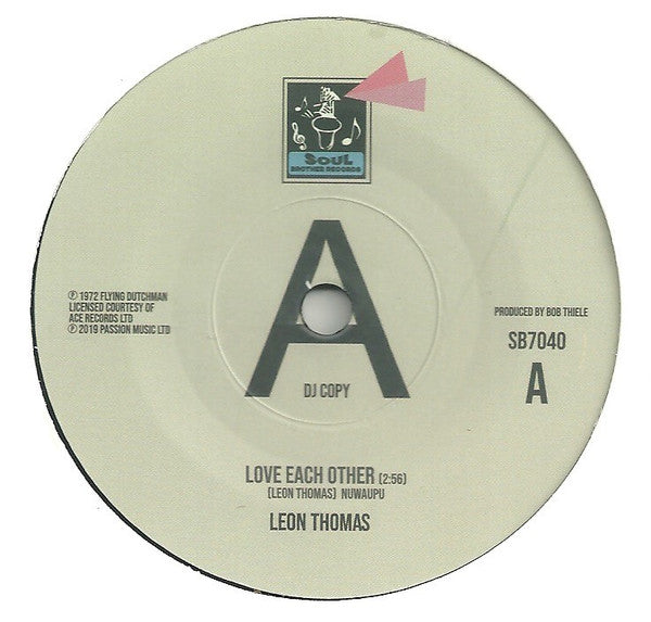 Leon Thomas : Love Each Other / L.O.V.E (7", Promo)