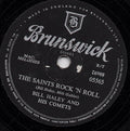 Bill Haley And His Comets : The Saints Rock 'N Roll / R-O-C-K (Shellac, 10")