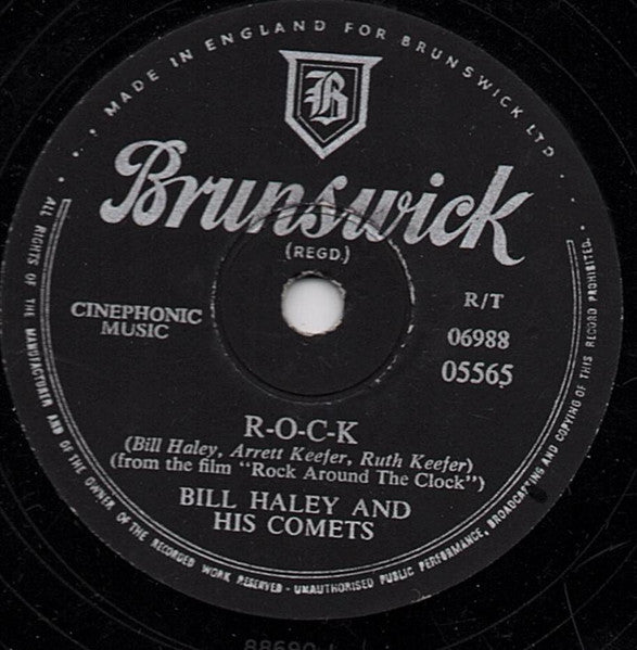 Bill Haley And His Comets : The Saints Rock 'N Roll / R-O-C-K (Shellac, 10")