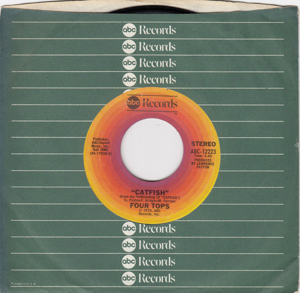 Four Tops : Catfish / Look At My Baby (7", Single, Styrene)