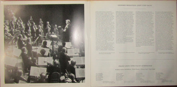 Franz Liszt, Arrigo Boito / Kenneth Riegel, Boston Symphony Orchestra, Nicolai Ghiaurov, Wiener Philharmoniker, Leonard Bernstein : Liszt: Faust-Symphonie / Boito : Prélude De "Méphistofele" (2xLP, Album, Gat)