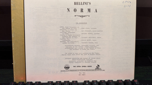 Vincenzo Bellini, Gina Cigna, Ebe Stignani, Tancredi Pasero, Giovanni Breviaro, Adriana Perris, Emilio Renzi, Orchestra Sinfonica Di Torino Della RAI, Vittorio Gui, Achille Consoli : Norma (3xLP, Album + Box)