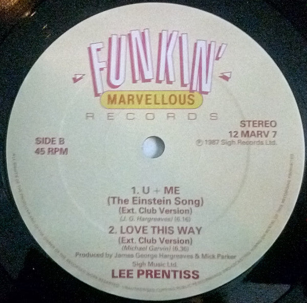 Lee Prentiss : Sweetheart (12")