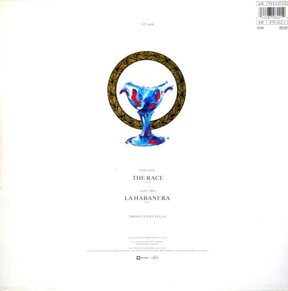 Yello : The Race (12", Single, MP, Gol)