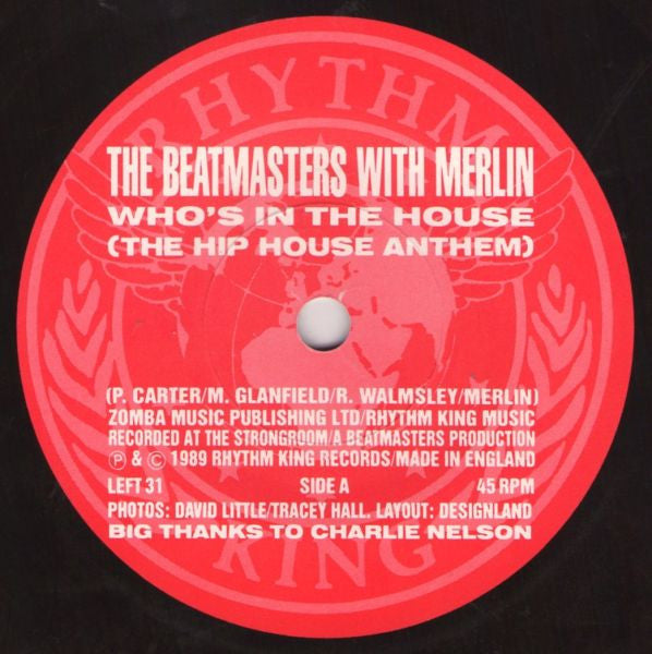 The Beatmasters With Merlin : Who's In The House (7", Single)