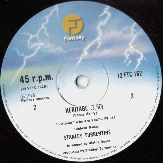 Stanley Turrentine : Disco Dancing (12")