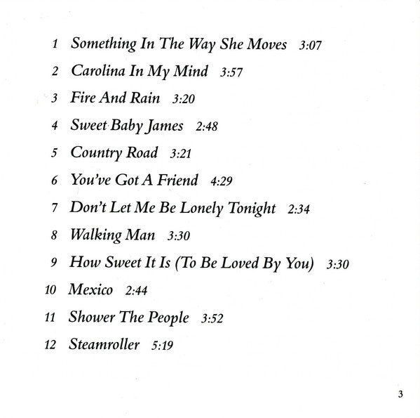 James Taylor (2) : Greatest Hits (CD, Comp, RP, O-C)