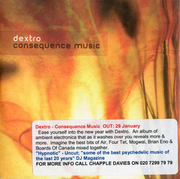 Dextro : Consequence Music (CD, Album, Promo, Car)
