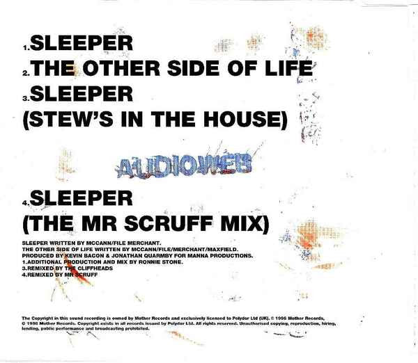 Audioweb : Sleeper (CD, Single, RE, CD1)