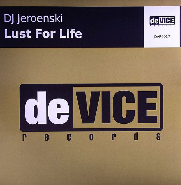 DJ Jeroenski : Lust For Life (12")